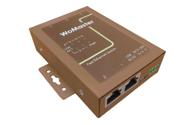 WoMaster DS105: Energooszczędny przełącznik Ethernet dla złożonych systemów IT